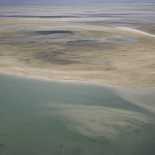 Desolate tides that stretch out into the horizon, these areas are often muddy and barren, the island is part of the wadden sea, characterized by its unique intertidal zone, this area is known for its biodiversity, including creatures like moon jellies and horseshoe crabs, the island itself is remote and rugged, with a stark, the overall ambiance is one of a post-apocalyptic earth, eerie,