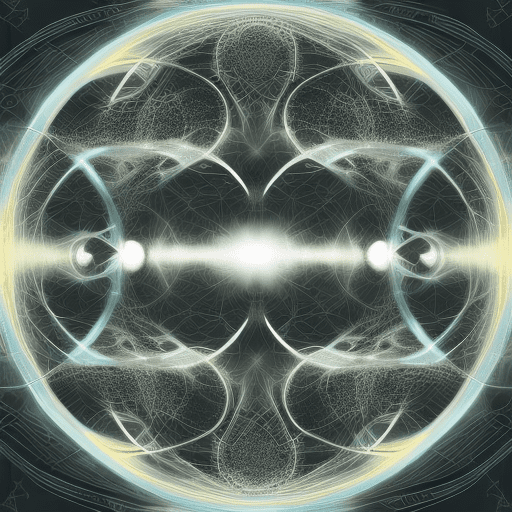 Artistic image based on ying-yang with the concepts of artificial intelligence and data engineering