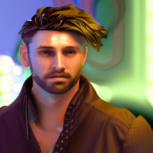Arcane style, highly detailed portrait of a young man, unreal engine, global illumination, radiant light, detailed and intricate environment, 8k, art by artgerm and greg rutkowski and alphonse mucha