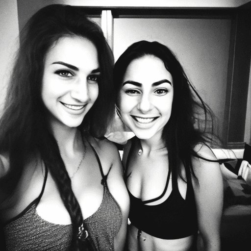 My friend daiana, who really loves kissing friends. She's from argentina and likes dancing reggeaton.