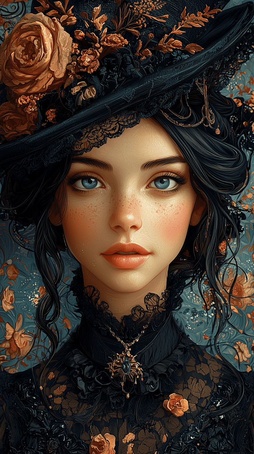 A detailed digital illustration in the style of dimitry roulland, featuring a woman, the animation illustration style combines realistic details with a whimsical touch, characteristic of roulland's style --no text --ar 9:16 --style raw --stylize 750 --v 6. 1