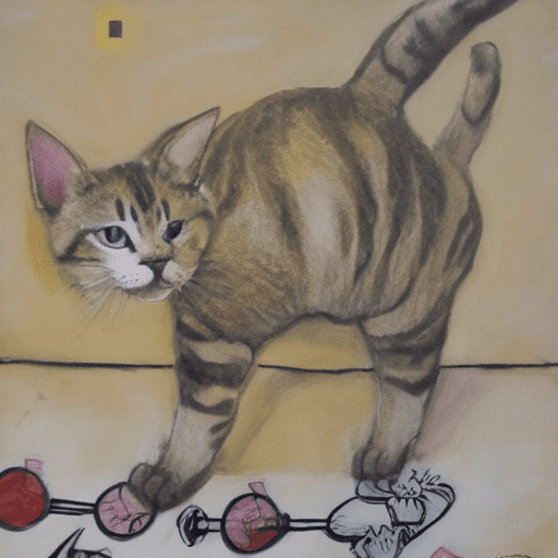 Cat on the three