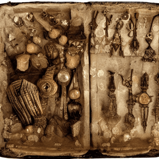 Artifacts imbued with magical powers, each with its own story --niji 6