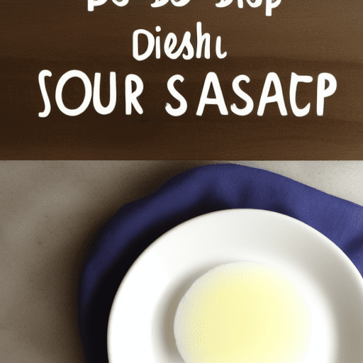Plate made out of dishwashing soap