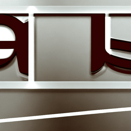 A brand logo for the word ethos, use the first letter of the word ethos