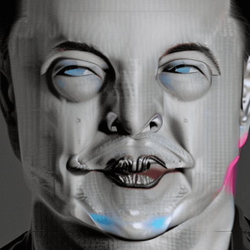 Hyper realistic elon musk clown