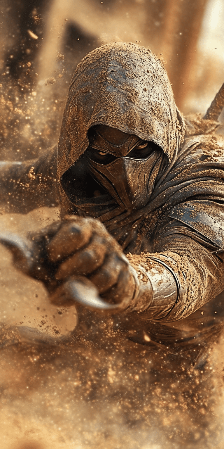 Moon knight dissolving into swirling sand, ultra-realistic, in the style of marvel comics, volumetric dust, cinematic lighting, close-up portrait --ar 1:2 --personalize 2gwf1qc --stylize 750 --v 6. 1