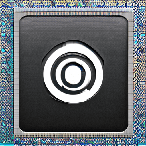 Simple single color gui folder icon with a circle print
