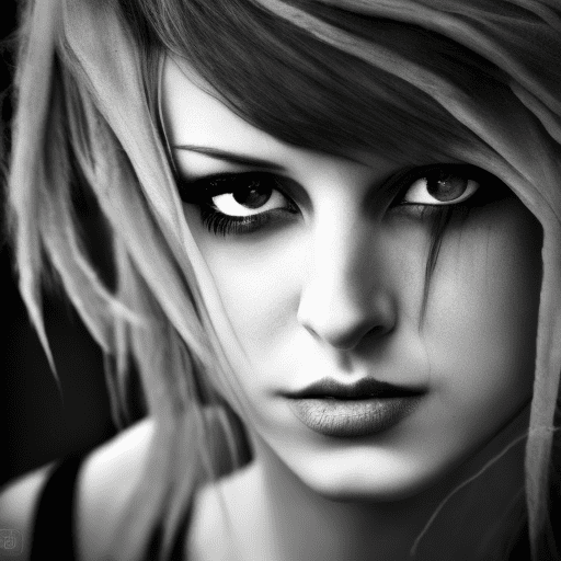 High resolution photography, women, 2012, emo
