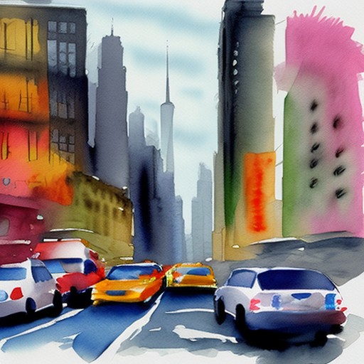 Watercolor nyc --sref 1225347322 1289747716 1831984696 --style raw --v 6. 1 --p jpxggk7