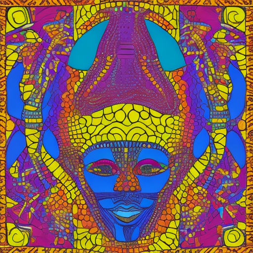 Naive african caractere