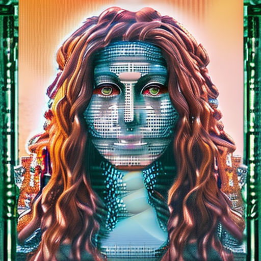 ((close-up portrait) ), (raw photo) , stunning portrait of the beautiful king of the cosmos, with suntan skin, sitting on an etheral throne, ((gorgeous long curly red hair:1. 1) ), use warm tones and soft lighting.