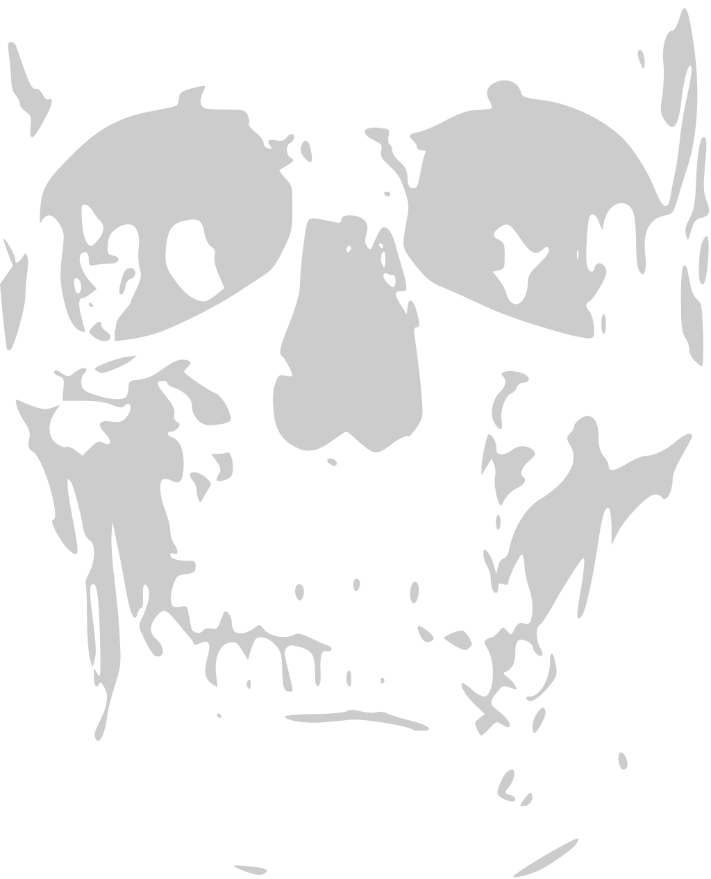 Skull-grunge-free-vector
