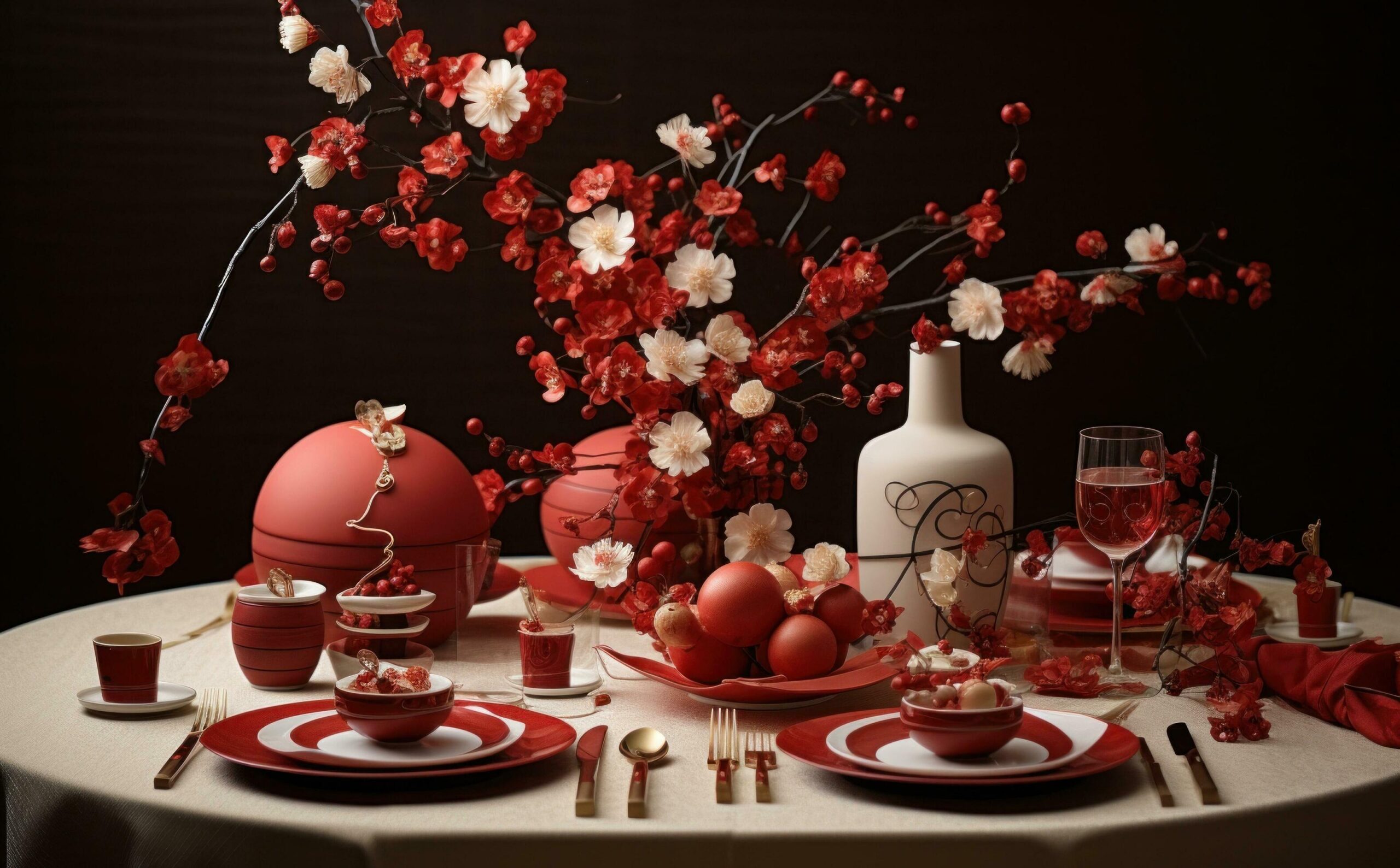 Ai-generated-flowering-number-eight-for-st-valentine-s-day-free-photo