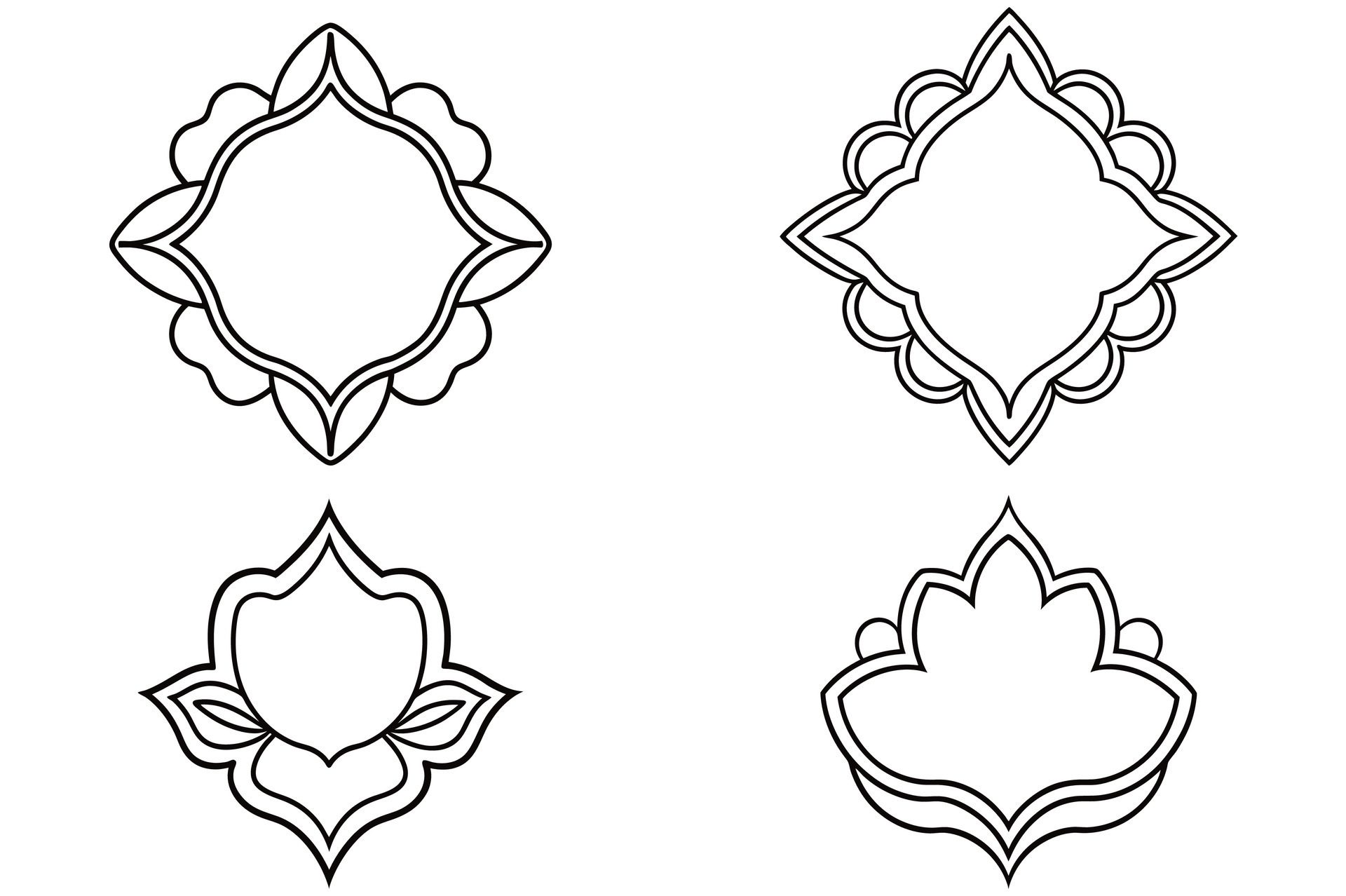 Ai-generated-hand-drawn-border-frame-shape-background-free-vector