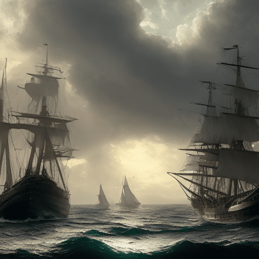 Photo of a ultra realistic sailing ship, dramatic light, pale sunrise, cinematic lighting, battered, low angle, trending on artstation, 4k, hyper realistic, focused, extreme details, unreal engine 5, cinematic, masterpiece, art by studio ghibli, intricate artwork by eugene delacroix