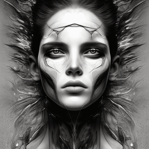 Black and white photograph of women running, in the style of intense gaze, hauntingly beautiful, richly layered, expressive eyes, jagged edges, western-style portraits, loose and fluid style --ar 73:111 --stylize 750 --v 6