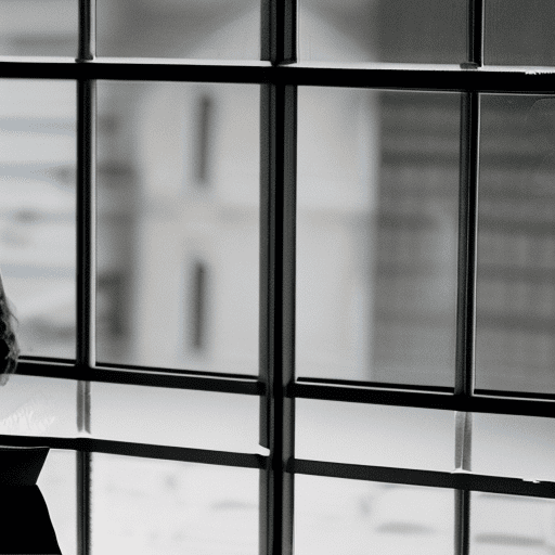 Minimalist workspace, focused designer woman at a white desk, high resolution photograph, used camera sony α9 ii with sony fe 100-400mm f/4. 5-5. 6 gm oss lens, emulating a high-contrast, positioned straight on for a candid shot, natural sunlighting through a large window, wearing a casual black over-fit t-shirt, engrossed in work on macbook laptop with detail, an airy, well-lit room, tidy desk with personal items, white large tumbler, soft sunlight, diffused daylight illuminates the scene, attention to the woman's engagement with hers task and the neat arrangement of hers workspace, tranquility of a productive morning, a seamless blend of comfort and focus, high detailing, realistic, uhd --ar 9:16 --style raw --stylize 300