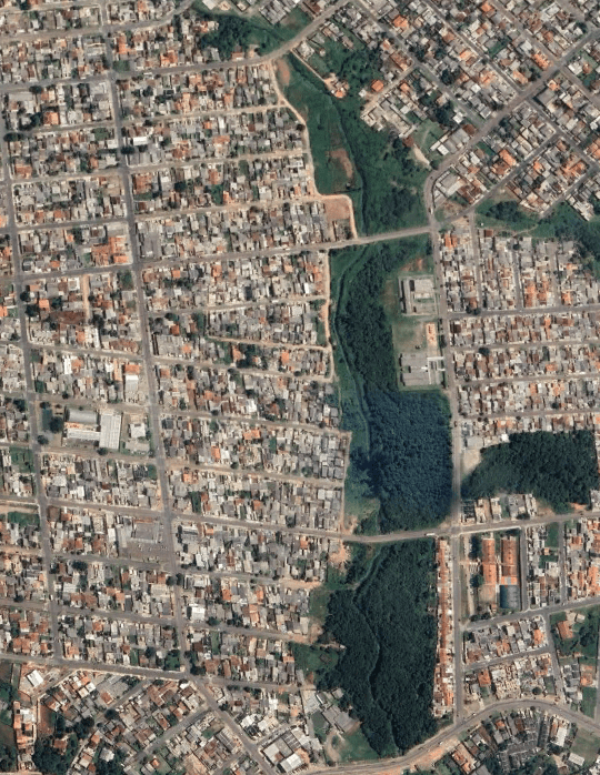Crie um projeto de parque linear