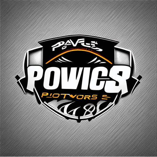 Draw a logo for powersports plus international for the power sports industry