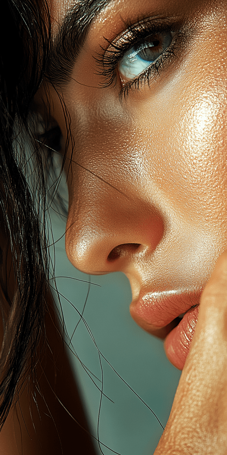 Hyperrealistic photo of a woman, in the style of pop-inspired realism, blink-and-you-miss-it detail, captivating gaze --no freckles --ar 1:2 --personalize 2gwf1qc --stylize 750 --v 6. 1