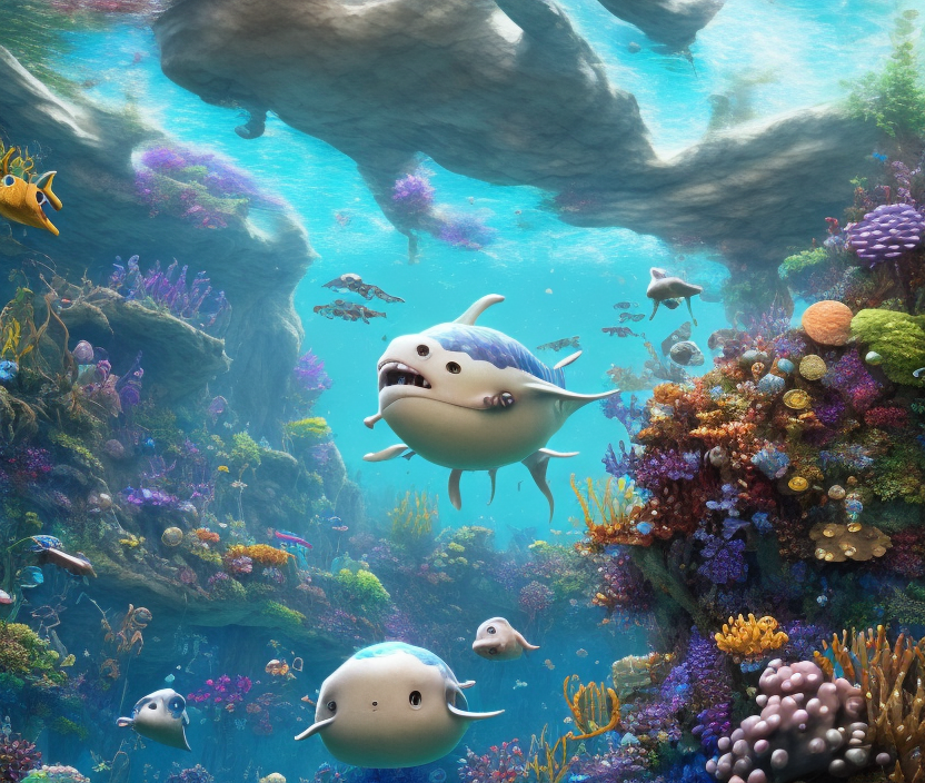 High resolution photography, dreamy; pov, underwater, 3d game, realistic graphics, underwater exploration, subnautica, 8k, intricate detail, aphotorealistic, realistic light, wide angle, masterpiece.