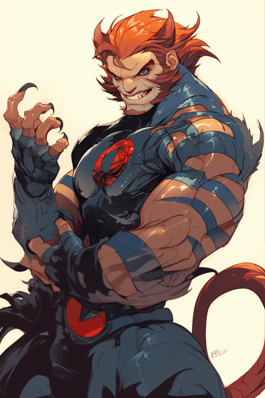 Tygra from the thundercats. J. Scott campbell art style.