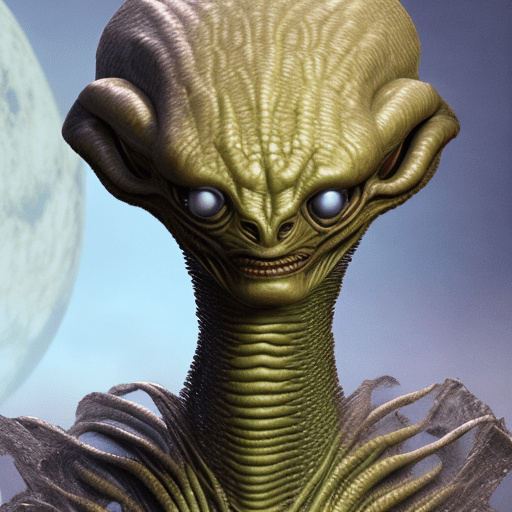 Create a image of the alien race called the sharean