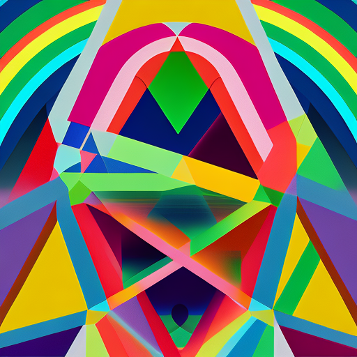 Love bauhaus, rainbow geometric architectures blend with organic shapes, pop surrealism, essence of street forms, geometric structures and multicolored prints, colorful, high detail, symmetry, poster --aspect 9:32 --iw 10 --uplight