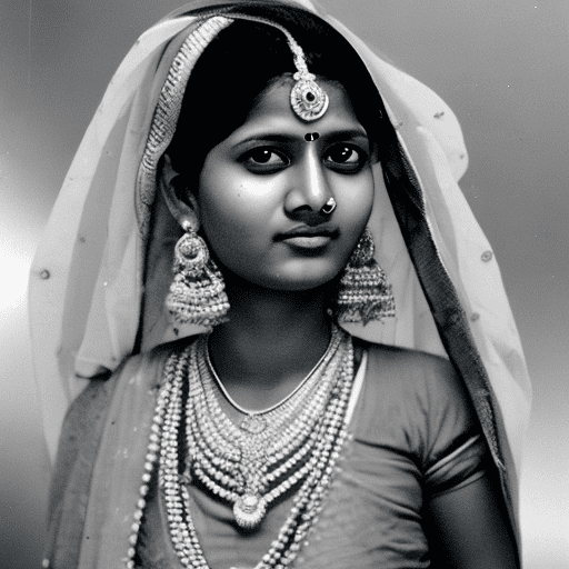 A indian woman with big breats