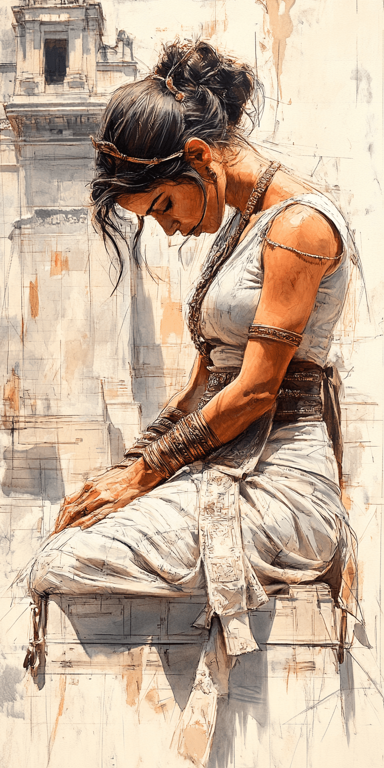Drawing of a woman, in the style of kieron gillen, light gray, intense close-ups, i can't believe how beautiful this is, augustus john, clayton crain, bold use of line --no freckles --ar 1:2 --personalize 2gwf1qc --stylize 750 --v 6. 1