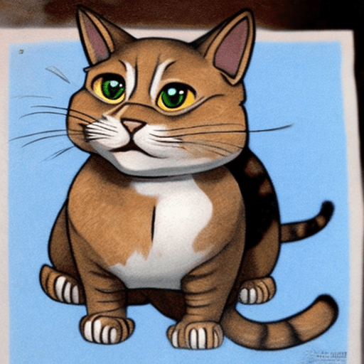 El gato de scratch con la imagen de los anillos olimpicos