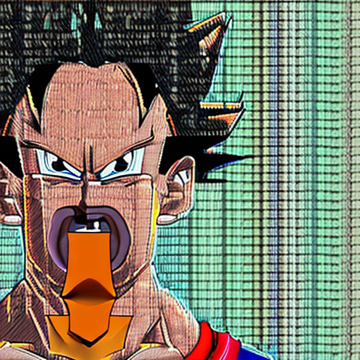 Goku, in the style of akira toriyama, dragon ball theme, uhd image, extremely realistic, character illustrations --ar 71:130