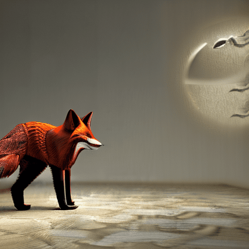 A steampunk red lush fox, in the distance, atmospheric gothic horror , midjourney style, lovecraftian | horror | unreal engine | raytracing| ray tracing, hyper details, very dark lighting, heavy shadows, detailed, ( photo realistic, realistic, dramatic, dark, sharp focus, 8k). Wide angle, digital art, realistic painting, dnd, trending on artstation, soft natural lighting, portrait photography, magic photography, dramatic lighting, photorealism, excessive detailing, intricate, hyper detailed, artstation, concept art, smooth, sharp focus, ray tracing, hyper details, volumetric lighting, cinematic lights
