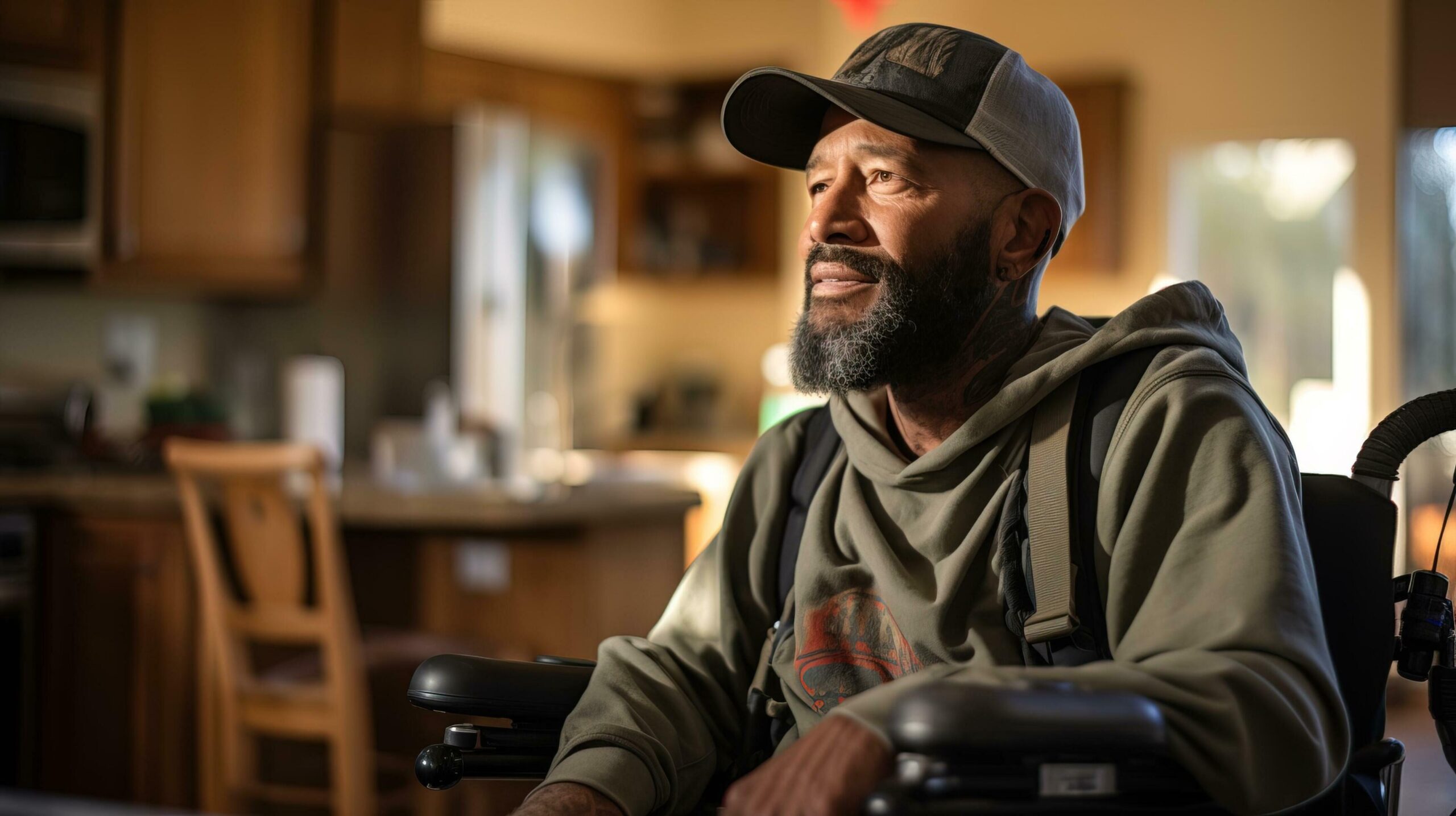 Ai-generated-a-male-veteran-who-lives-his-life-in-a-wheelchair-generative-ai-free-photo