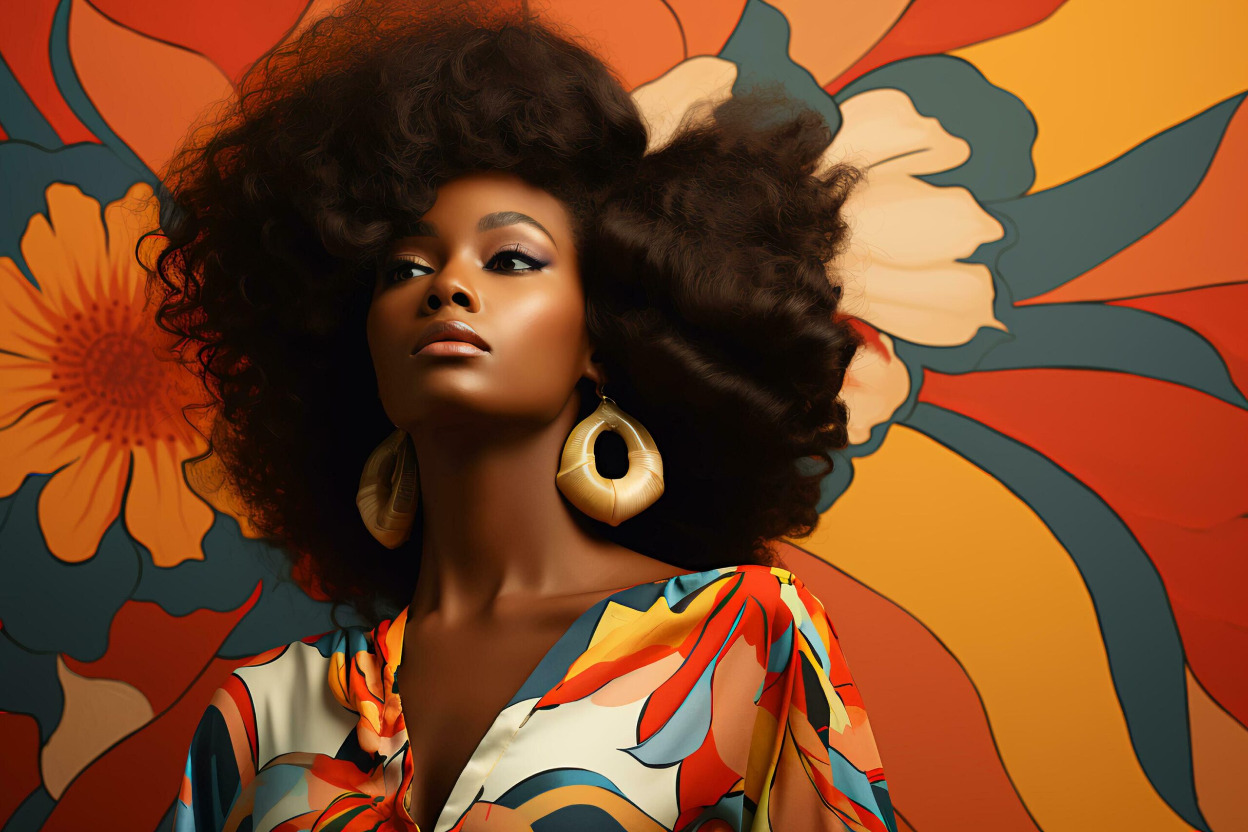 Ai-generated-bold-and-beautiful-black-month-banner-showcasing-stylish-afrocentric-attire-free-photo