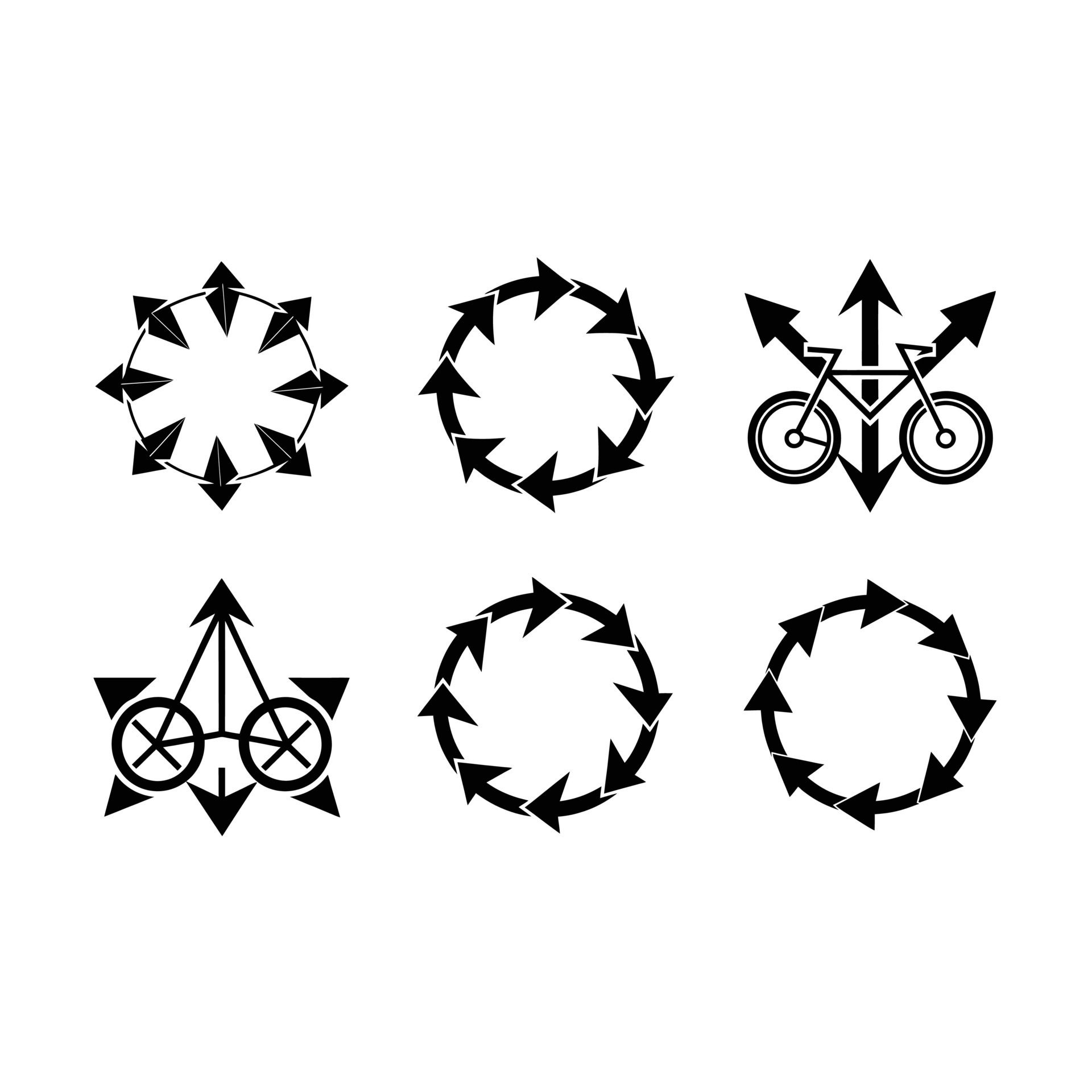 Arrows-cycle-design-in-line-art-style-generated-by-ai-perfect-for-digital-use-free-vector