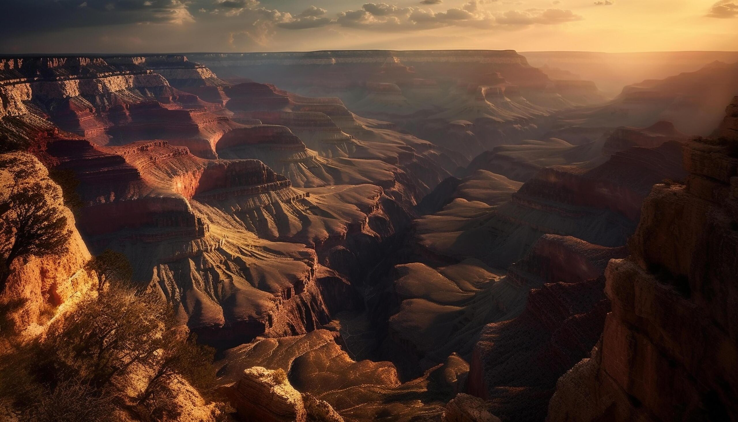 Majestic-sandstone-cliff-eroded-by-time-a-natural-beauty-adventure-generated-by-ai-free-photo
