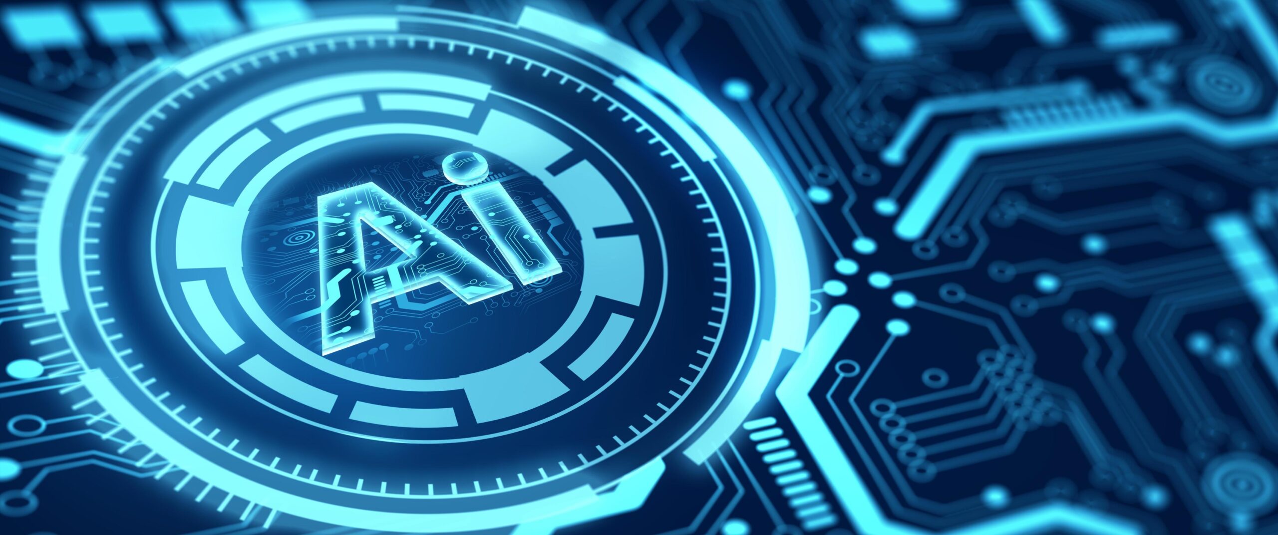 Ai-chipset-on-computer-circuit-board-ai-cpu-concept-3d-rendering-free-photo