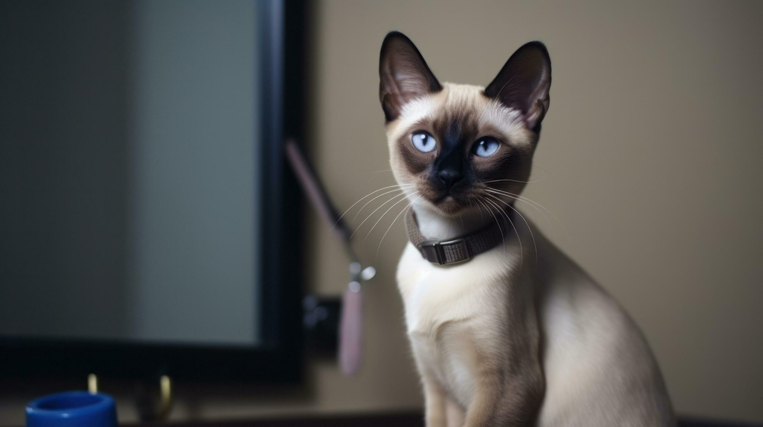 Ai-generated-siamese-cat-sitting-on-the-table-generative-ai-free-photo