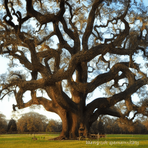Life in the big oak tree