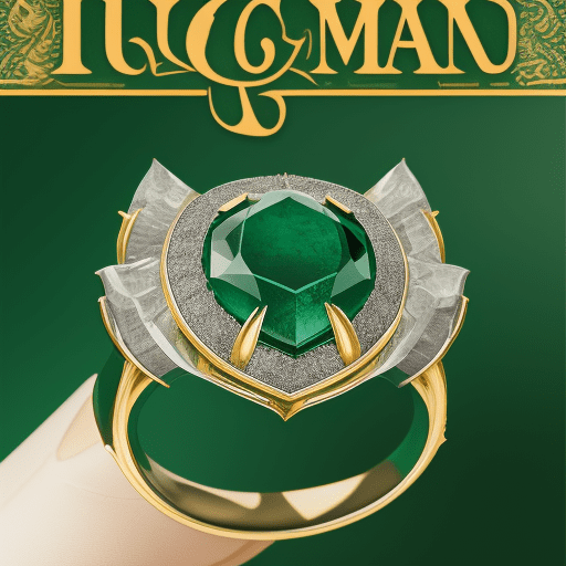 Full-page magazine ad image: a stunning close-up of a muzo emerald ring, set against a backdrop of lush colombian landscapes. Headline: muzo colombia: the heart of emerald luxury body copy: (in both english and mandarin) discover the timeless elegance of muzo emeralds, sourced from the heart of colombia. Each ring is a masterpiece of craftsmanship, reflecting the rich heritage of our land. Experience the luxury and sustainability of muzo emeralds. Call to action: visit our online store or find a retailer near you.