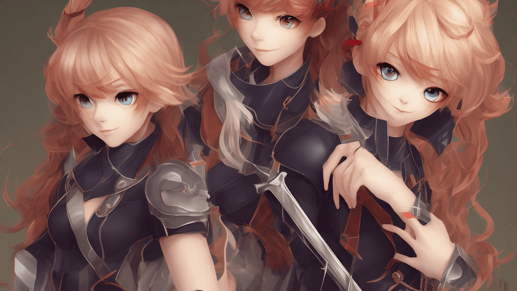 Vtuber model. Full body model. Male only one yellow eyes. Red long-mid hair. Right eye-patched. With sword