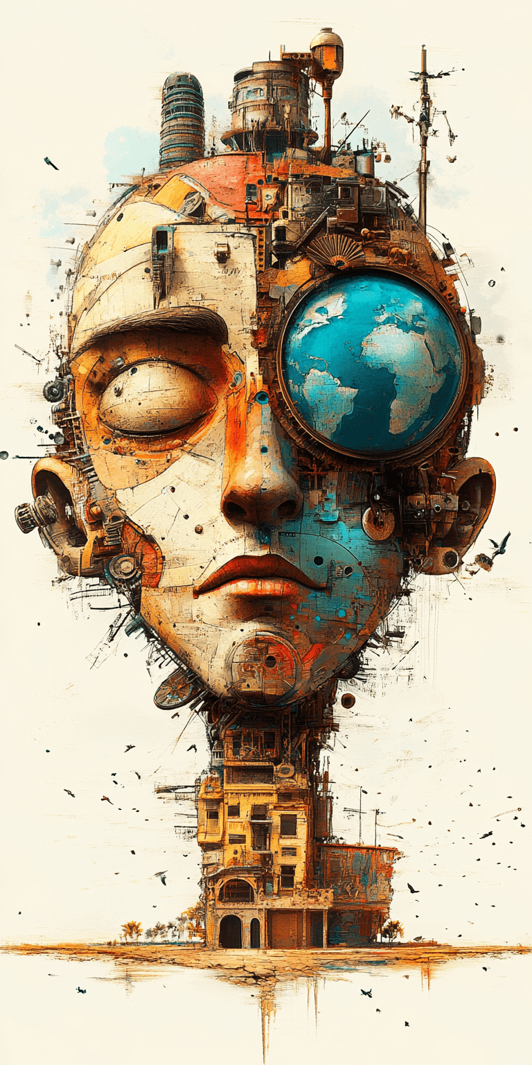 Abstract surrealism --ar 1:2 --personalize yruxpc2 --stylize 750 --v 6. 1