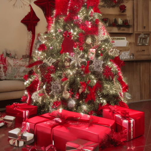 Reno navideño, nariz roja