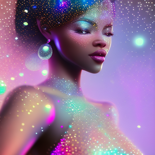 Gorgeous woman created from diamond, silk, diamonds, gems, sparkling dots, in crystal cave background, style darek zabrocki, magic realism, gradient colors, cinematic lighting, bokeh, ultra-detailed quality 3d, 3d render octane, unreal engine 5 effects, vfx, isometric, made in blender, 8k sharp focus, cinematic, ultrahd, highly detailed, ultra photorealism fantasy