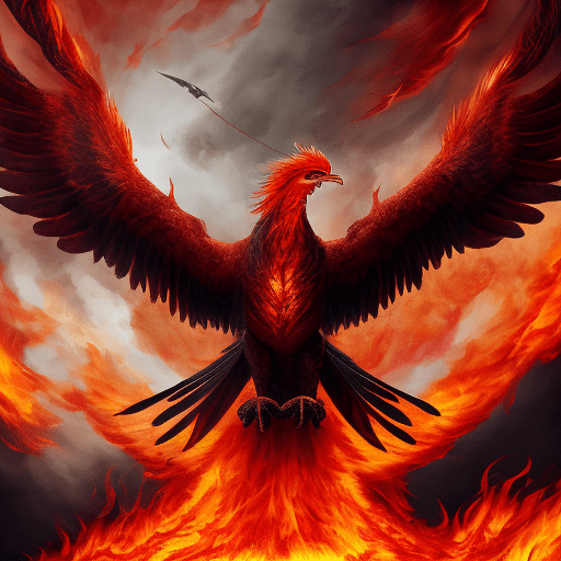 Highest quality photo of a masculine large ((phoenix bird) ) unreal, underworld explorer (fire-red:8) , (dark-orange:6) , (red:7) , huge wings hyper-realistic, internal flames, fierce sky, demonic, background realism skulls everywhere, hyperrealistic, intricate detail, superfine detail fire, 8k, ultra-hd