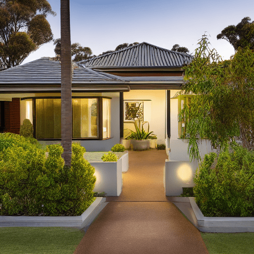 High Resolution Photography Of Modern Australian Bungalow, Formal Garden, Magazine, Cozy Atmosphere; 8K, Intricate Detail, Photorealistic, Realistic Light, Wide Angle, Kinkfolk Photography, A+D Architecture Prompthero Prompt 2Fa112544F7 High resolution photography of modern australian bungalow, formal garden, magazine, cozy atmosphere; 8k, intricate detail, photorealistic, realistic light, wide angle, kinkfolk photography, a+d architecture