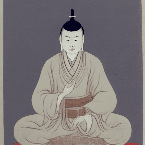 Tai shang lao jun taoist divinity in sitting meditation