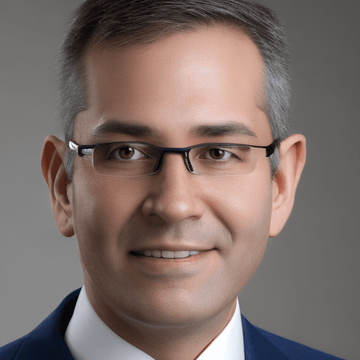 Headshot of a high-income individual, chief executive officer.